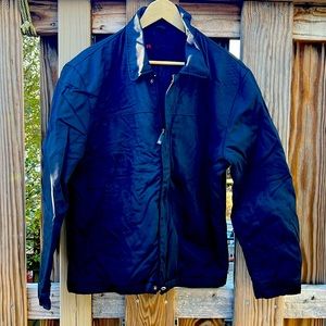 Men’s black zip up jacket
